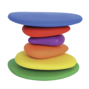 EDX Education - Rainbow Pebbles - 6 Colours 6 Sizes - 36pcs - Polybag - Image 2