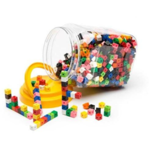 Greenbean - 1cm Interlocking Cubes 1000pcs - Maths Counting Manipulatives - Image 2