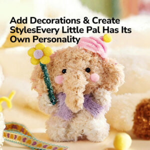 mideer Chenille Stem Craft Kit-Animal Party - Image 4