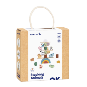 TookyToy - Savannah Stacking Animals Friends - Fine Motor Balance Toy 27pcs - Image 1