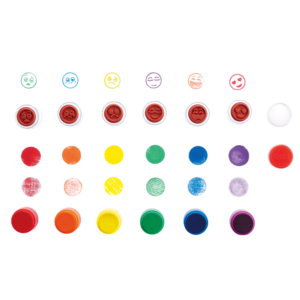 EDX Education - Emotions Stamps - Art Craft Set - 6 Colours - 48pcs - Image 4