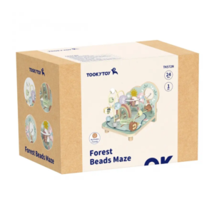 TookyToy - Forest Bead Maze - Wooden Fine Motor Activity Toy - Image 1
