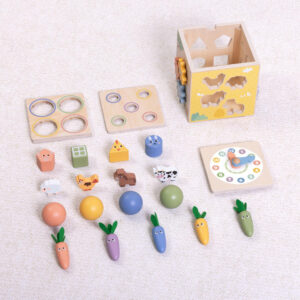TookyToy - Wooden Play Cube Activity Toy - Image 1