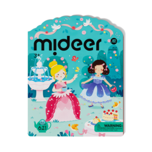 Mideer - Reusable Jelly Sticker Set - Princess Dess-Up - 61pcs - Image 1