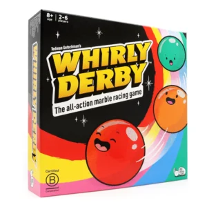 Big Potato Games - Whirly Derby - Marble Racing Family Game 2-6 Players - Image 1