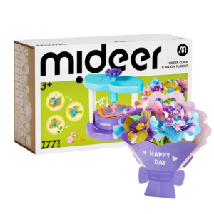 Mideer - Click and Bloom: DIY Fabric Flower Making Kit for Kids - Image 1