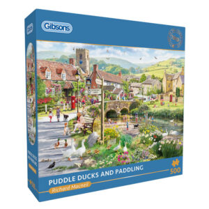 Gibsons - Puddle Ducks & Paddling - 500 Piece Jigsaw Puzzle - Image 1