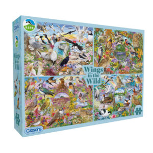 Gibsons - RSPB: Wings in the Wild - 4 x 500 Piece Jigsaw Puzzles - Image 1