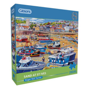 Gibsons - Sand at St Ives - XL Pieces - 250 Piece Jigsaw Puzzle - Image 1