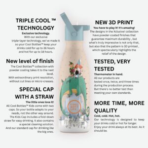 Cool Bottles - Kids Triple-Insulated Water Bottle - SPRT & Chocolate Chips 350ml - Image 3