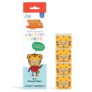 Glo Pals - Water Activated Light-Up Sensory Toys - Daniel Tiger (4 Pack) - Image 1
