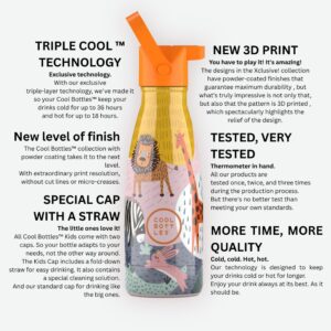 Cool Bottles - Kids Triple-Insulated Water Bottle - Tiny Creatures 260ml - Image 3