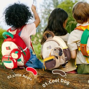 Mideer - 3-in-1 Kids Outing Backpack with Reflective Strips - Little Apple - Image 3