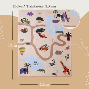 Hakuna Matte - CloudSoft Play Mat Carpet - Safari - 160 x 120 x 1.5 cm - Image 5
