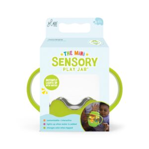Glo Pals - Water Activated Sensory Mini Play Jar - Green - Image 1