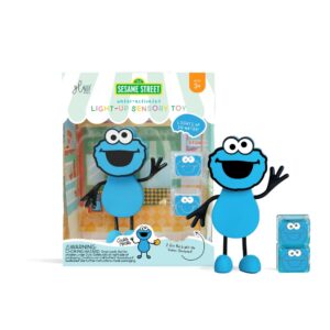 Glo Pals - Water Activated Light-Up Sensory Toys - Cookie Monster Sesame Street - Image 1