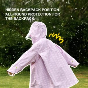 Mideer - Kids Raincoat with Hidden Bag Space - Wheat Yellow (S) - Image 5