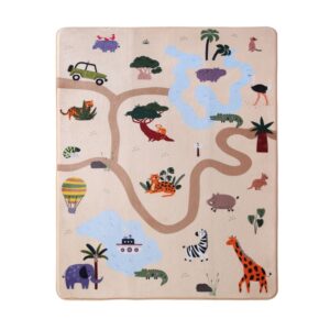 Hakuna Matte - CloudSoft Play Mat Carpet - Safari - 200 x 150 x 1.5 cm