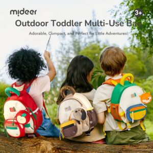 Mideer - Kids Outing Backpack with Safety Features - Orange - Image 3