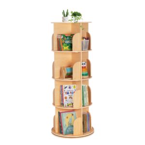 TookyToy - Rotating Bookshelf, Standing Bookcase for Kids Room - Image 3