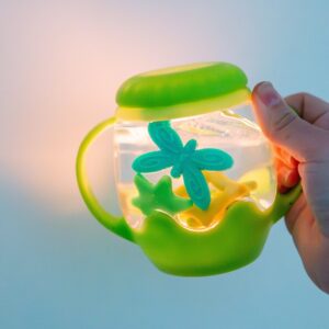 Glo Pals - Water Activated Sensory Mini Play Jar - Green - Image 3