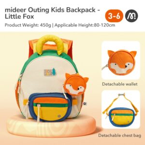 Mideer - Kids Outing Backpack with Safety Features - Orange - Image 7