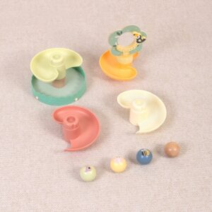 TookyToy - Ball Drop Tree Wooden Activity Toy for Toddlers - 10 Pieces - Image 4