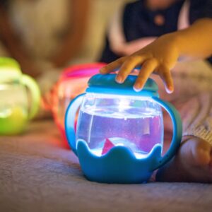 Glo Pals - Water Activated Sensory Mini Play Jar - Blue - Image 3