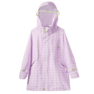 Mideer - Kids Raincoat with Hidden Bag Space - Taro Purple (M)