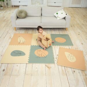 Hakuna Matte - XXL Foam Puzzle Play Mat - Jungle Sunset - 180 x 120 x 1.2 cm - 6 Tiles - Image 6