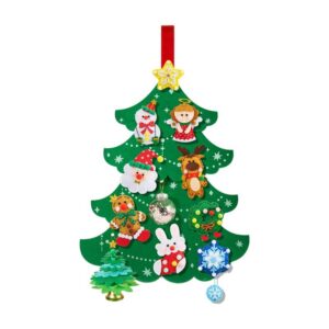 Mideer - 12-in-1 Christmas Arts & Crafts Handcraft DIY Felt Decoration Set - Image 3