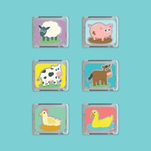Glo Pals - Water Activated Light-Up Sensory Toys - Farm (6 Pack) - Image 3