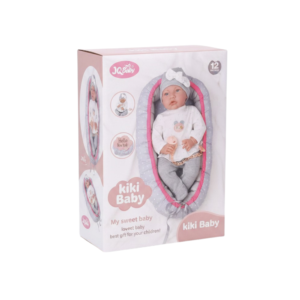 Baby Doll with Soft Body, 12 Sounds, Cushion and Grey Star Outfit - 40cm - Image 3