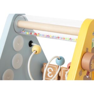 TookyToy - 5-in-1 Wooden Activity Triangle Baby Sensory Play Centre - Image 3