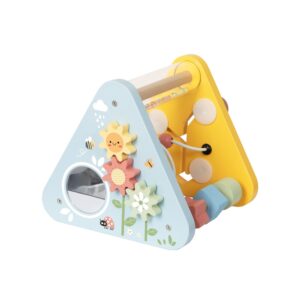 TookyToy - 5-in-1 Wooden Activity Triangle Baby Sensory Play Centre - Image 5