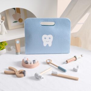 TookyToy - Pretend Play Little Dentist Play Set with Carry Case - Image 5