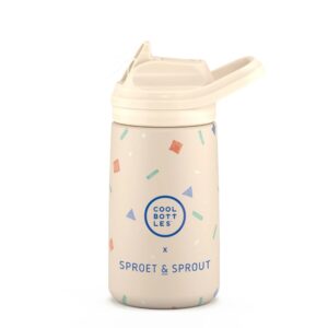 Cool Bottles - Kiddies Triple-Insulated Water Bottle - SPRT & Sprinkles Land 350ml - Image 6