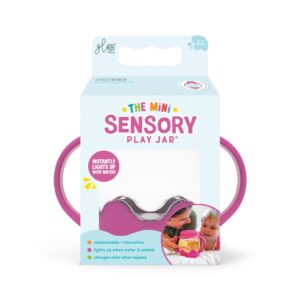 Glo Pals - Water Activated Sensory Mini Play Jar - Pink - Image 1