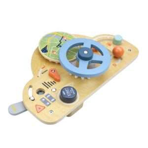 TookyToy - Wooden Drive Busy Board - Montessori Activity for Toddlers - Image 5