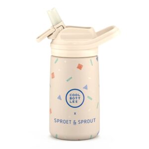 Cool Bottles - Kiddies Triple-Insulated Water Bottle - SPRT & Sprinkles Land 350ml - Image 1