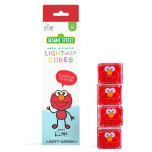 Glo Pals - Water Activated Light-Up Sensory Toys - Elmo Sesame Street (4 Pack) - Image 1