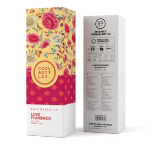 Cool Bottles - Triple-Insulated Water Bottle - Love Flamenco 500ml - Image 4